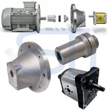 Hydraulik Motorkupplung Pumpenträger Elektromotor Pumpe Flansch Elastisch Motor