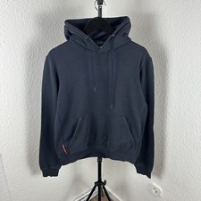 Women's Prada Sport 2018 Hoodie Blue Red Tab Size Large Line Rossa