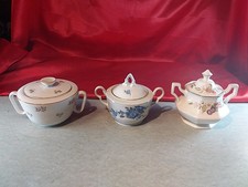3 Alte Zuckerdosen Porzellan