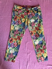 Alberto Golf Hose Mona Gr. 40 Digital Flowers regular slim fit