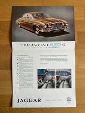 THE NEW JAGUAR 420 G (Mark Ten) Broschüre, Prospekt, deutsch, 1966, A4