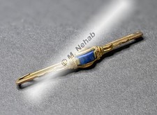 Art Deco Stab Brosche Gold mit