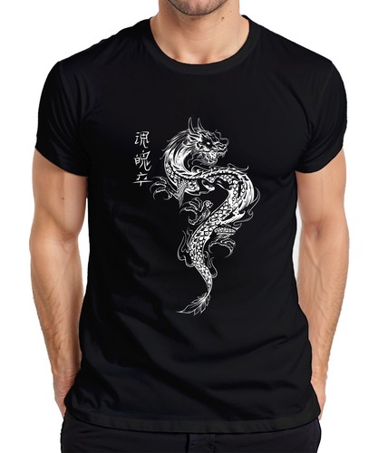 Japanischer drache irezumi - japanischer,