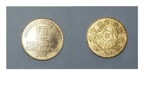 Ddr medaille fdgb feriendienst - ddr,