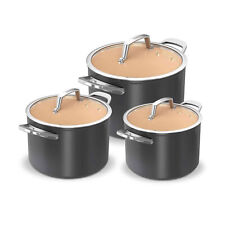 Ninja CW93000DE Premium Keramik Topfset 3-tlg 16/18/20 cm Induktions-Topfset