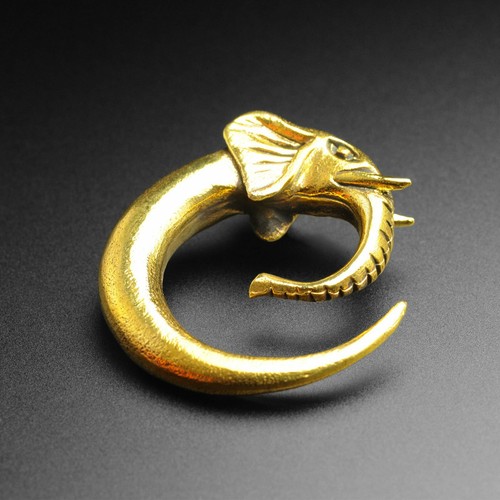 Messing spiral ohr - messing, |