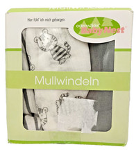 Neu - OVP - Odenwälder 10042 Mull-Windeln - Wild Tiger 3er Pack grau 2. Wahl #