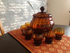 Bowle Set 9tlg. mit 6 Bechern