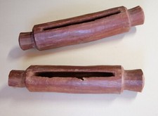 1 Paar Schlitztrommelnn (Krins) aus Guinea Afrika Drum Percussion