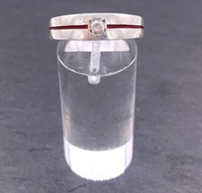 925/- Silberring Solitär mit