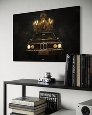 Leinwand Bild Oldtimer Kunst