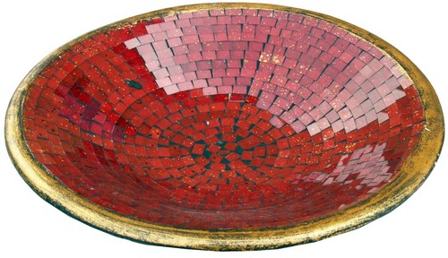 Runde mosaikschale - runde,