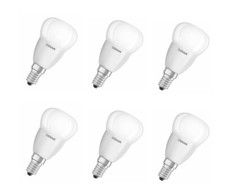 6x OSRAM LED Tropfenlampe E14 3,3W=25W matt warmweiß EEK: F (Spektrum A bis G)