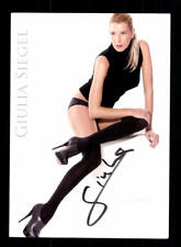 Giulia Siegel Autogrammkarte Original Signiert Model ## BC 151434
