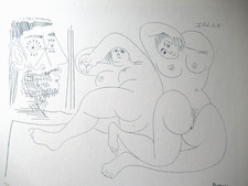 PABLO PICASSO: Schöne Lithographie limitiert auf 200 Exemplare, signiert 50x70cm