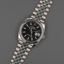 Rolex Oyster Perpetual Datejust 126200 Black Dial Jubilee 36mm