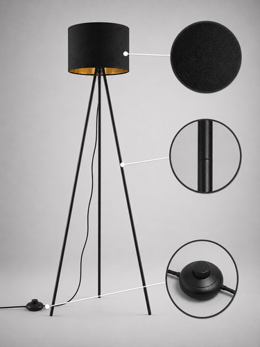 Bein stehleuchte 155cm - 155cm, e27