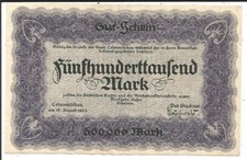 Stadt crimmitschau 500000 - stadt, mark
