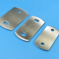 Edelstahl Ankerplatte Korn 240