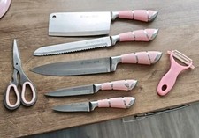 Küchen Helfer Messer Set Rosa Scharfe Messer