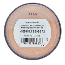 BareMinerals Original Foundation LSF 15 Medium Beige 12 8g Gesicht lose Puder 