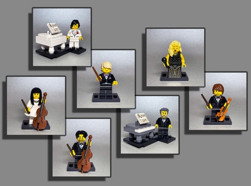 Lego figuren band orchester - lego®,