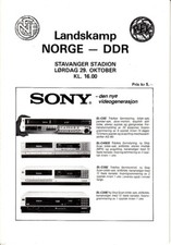 29.10.83 Norwegen - DDR