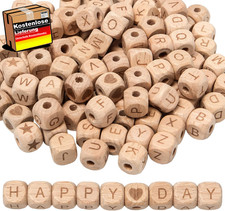 116 stück holzbuchstaben - 116,