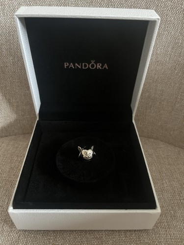 Pandora katzenkopf schwarz 925 - katzenkopf,