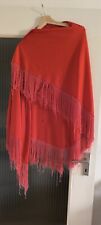 Flamenco Stola rot, extra groß