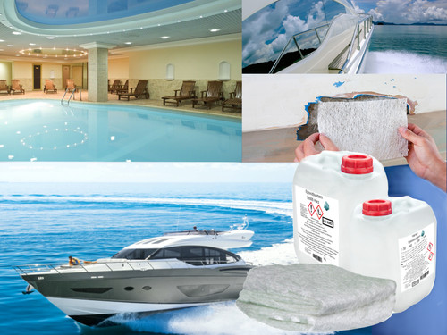 Epoxidharz glasmatte 225 - epoxidharz, +
