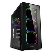 Sharkoon PC Gehäuse TG6 RGB ATX schwarz