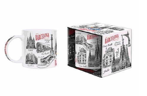 Barcelona kaffeetasse spanien - kaffeetasse,