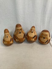 4 Kalebassen , Kürbisse aus