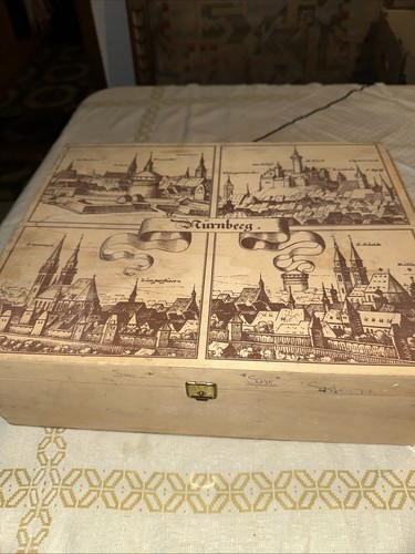 Alte große lebkuchenbox - alte,