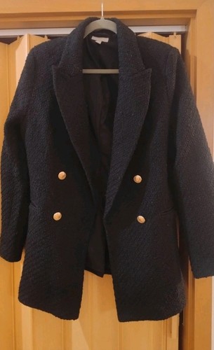 Tweedblazer schwarz m - h&m,