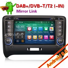 7" 8- Kern Android 9.0 Autoradio GPS Navi DVD 2 DIN SWC BT für AUDI TT MK2 DAB+