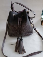 "ROCCOBAROCCO" Monogramm  Kunst LEDER Schulter - Bouteltasche,  NEU !!!!