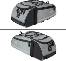 Wasserabweisende Gepäckträgertasche / Fahrradtasche mit reflektierenden Streifen