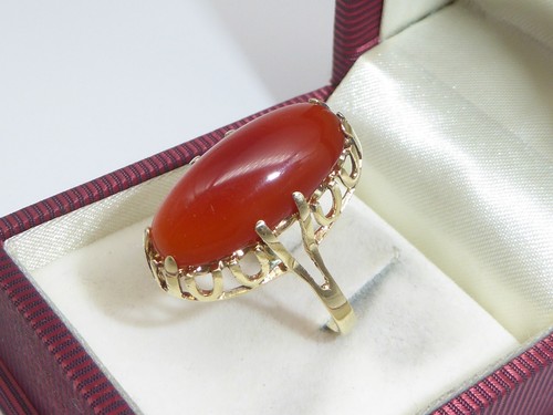 585 gold ring rot - 585,