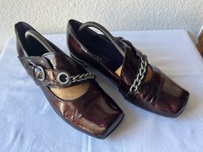 LISA TUCCI * Lack * Pumps * Ballerina * Designabsatz * bordeaux * Gr. 7,5 *
