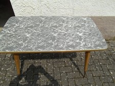 Couch-Ausziehtisch 50/60er Jahre, höhenverstellbar