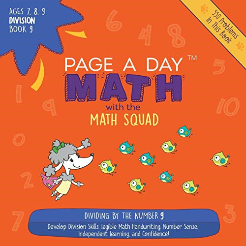 Page day math - division, book