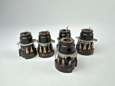 5x neue Bakelit Röhrenfassung RV12P2000 Funkgerät Funk Wehrmacht Tube