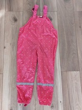 Gefütterte Matschhose/Regenhose Thermo+Reflektoren,einstellb. Gr. 122 neuwert.