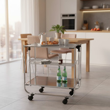 abc HOME Servierwagen Klappbar
