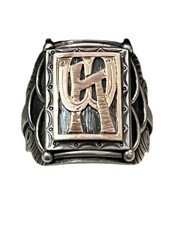 Siegelring mit Gold Monogramm