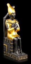 Osiris figur sitzend - sitzend,