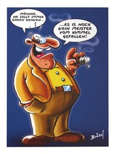 Werner Präsi Brösel ArtNr. 20021 "Postkarte Meister vom Himmel", ca. 10.5x14.7cm