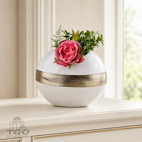 Formano vase weiß - vase, gold